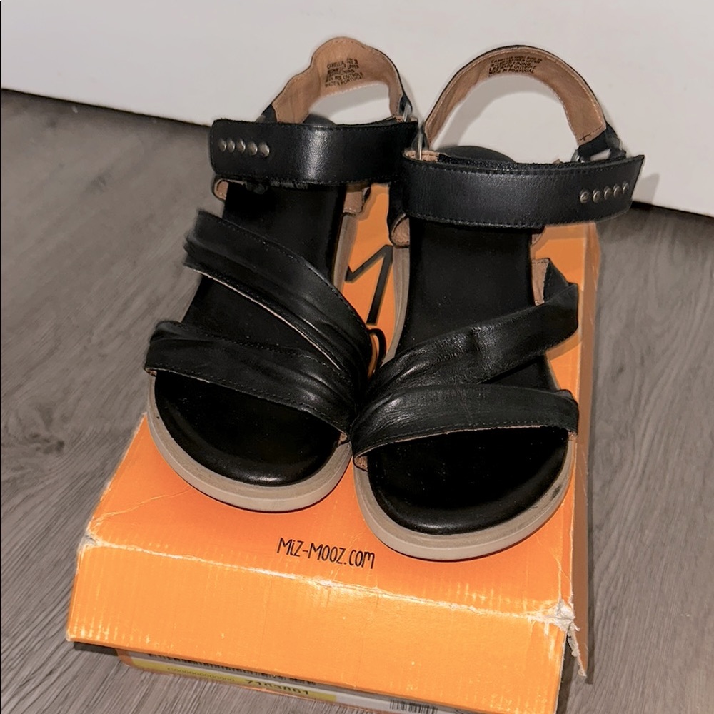 Miz Mooz Black 38 sandals